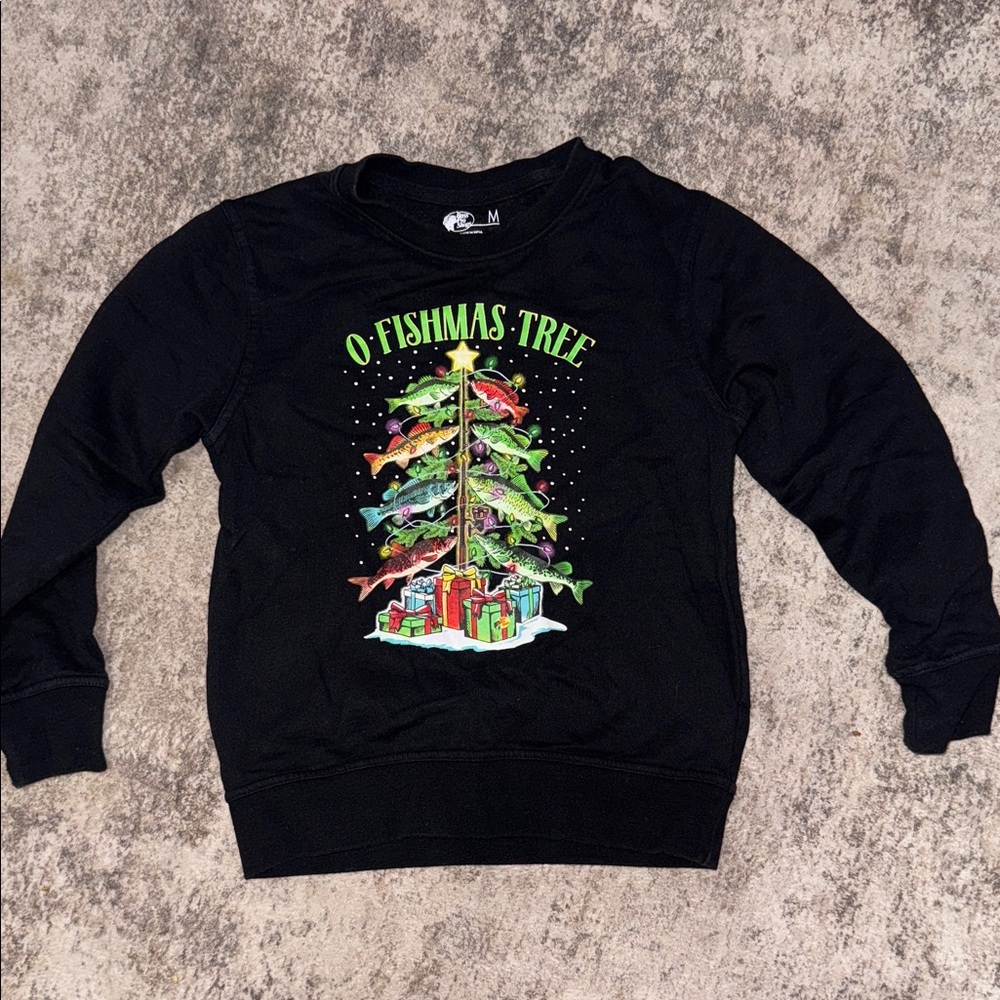 Bass Pro Shops Black Crewneck Sweatshirt